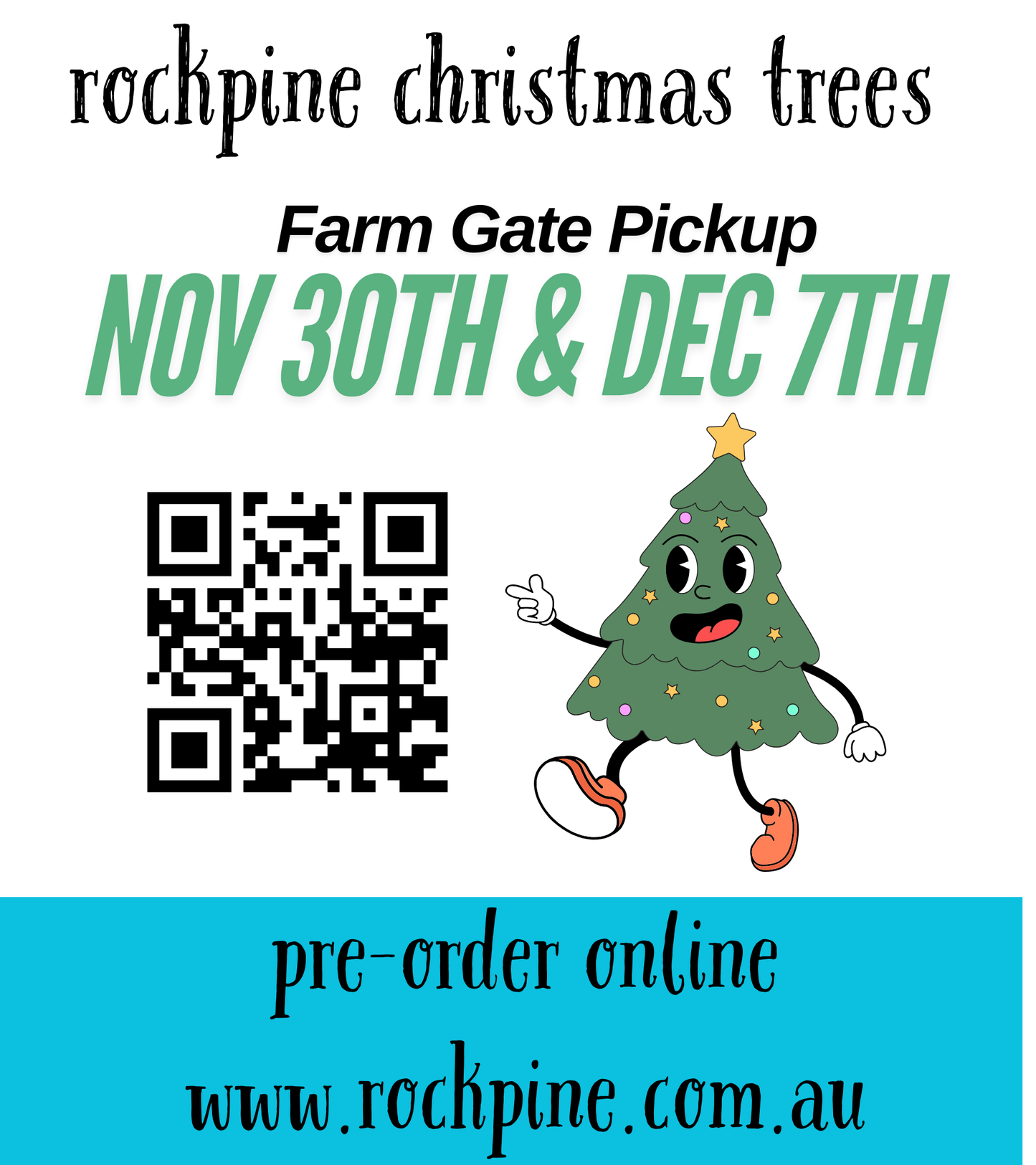 Pre-Ordered - Fresh Cut Pine Christmas Tree